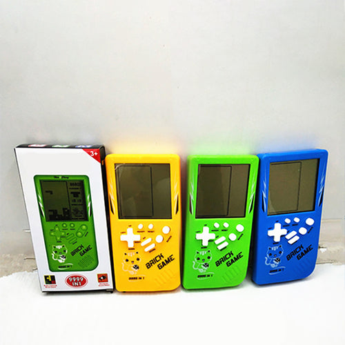 Retro Tetris Handheld Game Console – Yellow