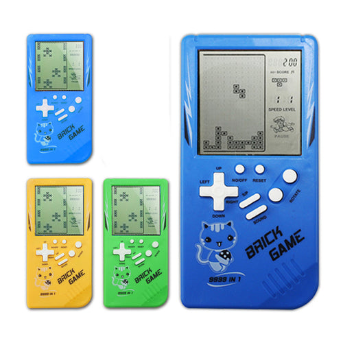 Retro Tetris Handheld Game Console – Yellow