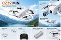 Papaspace Cz39 Mini Drone With Camera Foldable Rc Drone 360 Flip & Altitude Hold For Kids Drone